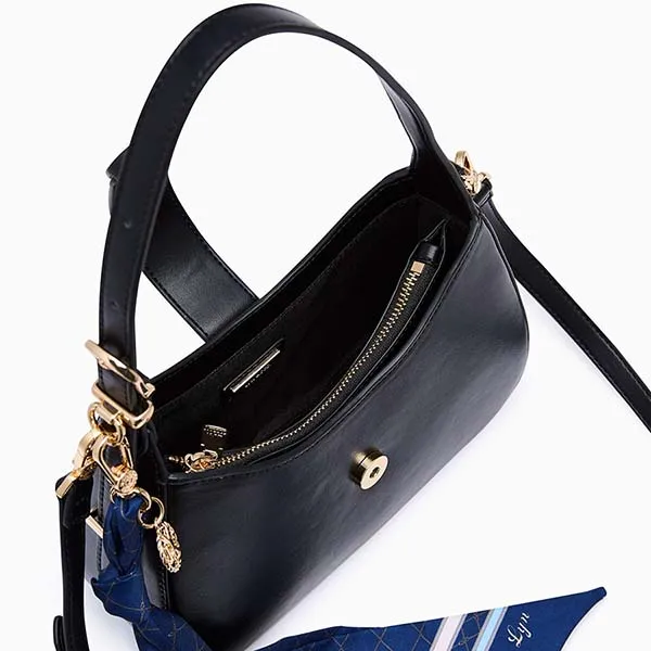 Túi Đeo Vai Nữ Lyn Artemis S Shoulder Bag - Black LL25CBF287 Màu Đen - Túi xách - Vua Hàng Hiệu