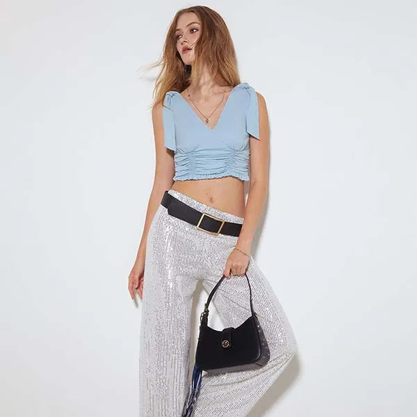 Túi Đeo Vai Nữ Lyn Artemis S Shoulder Bag - Black LL25CBF287 Màu Đen - Túi xách - Vua Hàng Hiệu