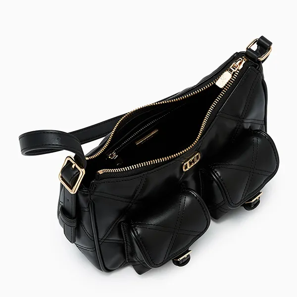 Túi Đeo Vai Nữ Lyn Autumn Shoulder Bag Black LL25FBT673 Màu Đen