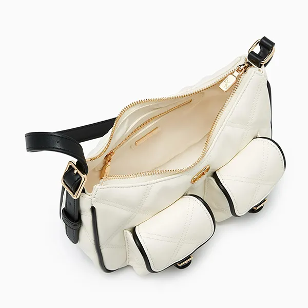 Túi Đeo Vai Nữ Lyn Autumn Shoulder Bag Ivory LL25FBT673 Màu Trắng