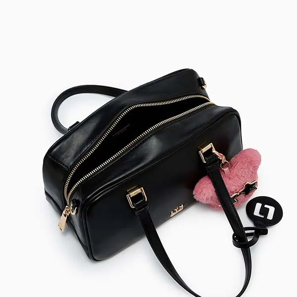 Túi Đeo Vai Nữ Lyn Betzy M Shoulder Bag - Black LL25FBF049 Màu Đen - Túi xách - Vua Hàng Hiệu