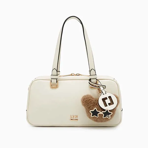 Túi Đeo Vai Nữ Lyn Betzy M Shoulder Bag - Ivory LL25FBF049 Màu Trắng Kem - Túi xách - Vua Hàng Hiệu