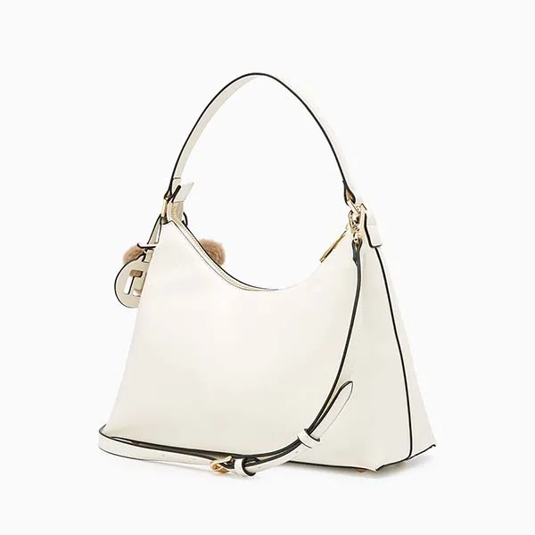 Túi Đeo Vai Nữ Lyn Betzy S Shoulder Bag - Ivory LL25FBF048 Màu Trắng Kem - Túi xách - Vua Hàng Hiệu
