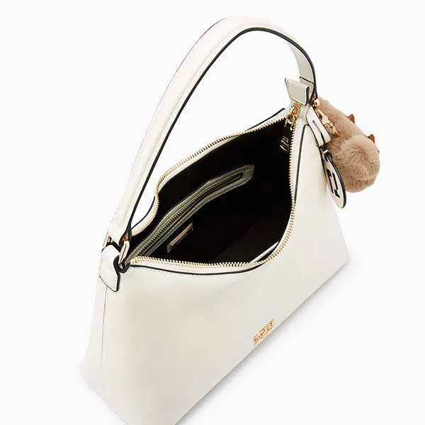Túi Đeo Vai Nữ Lyn Betzy S Shoulder Bag - Ivory LL25FBF048 Màu Trắng Kem - Túi xách - Vua Hàng Hiệu