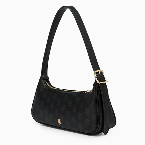 Túi Đeo Vai Nữ Lyn Blossom Infinite S Shoulder Bag Printed Black LL25FBM026 Màu Đen - Túi xách - Vua Hàng Hiệu