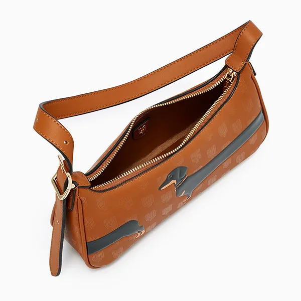 Túi Đeo Vai Nữ Lyn Blossom Infinite S Shoulder Bag Printed Brown LL25FBM026 Màu Nâu - Túi xách - Vua Hàng Hiệu