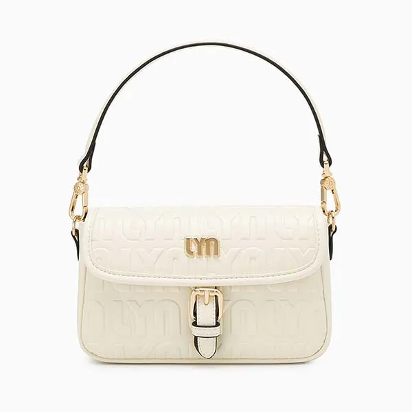 Túi Đeo Vai Nữ Lyn Calina Min Shoulder Bag - Ivory LL25CBF292 Màu Trắng Kem - Túi xách - Vua Hàng Hiệu