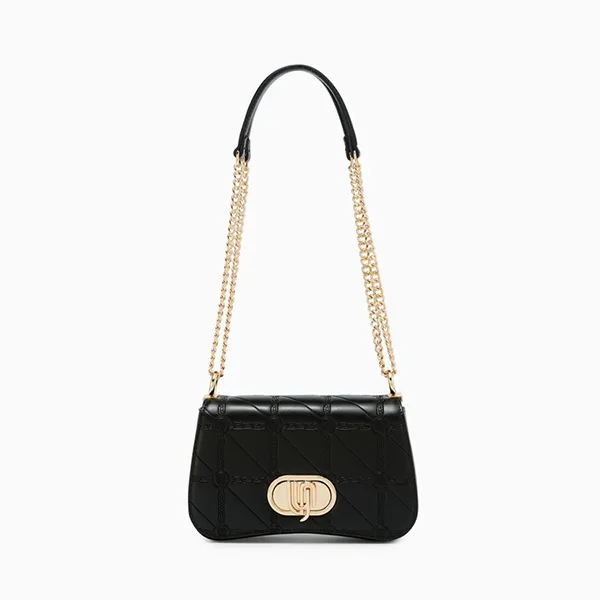 Túi Đeo Vai Nữ Lyn Colin Infinite M Crossbody Bag Ivory LL25FBM021 Black Màu Đen - Túi xách - Vua Hàng Hiệu
