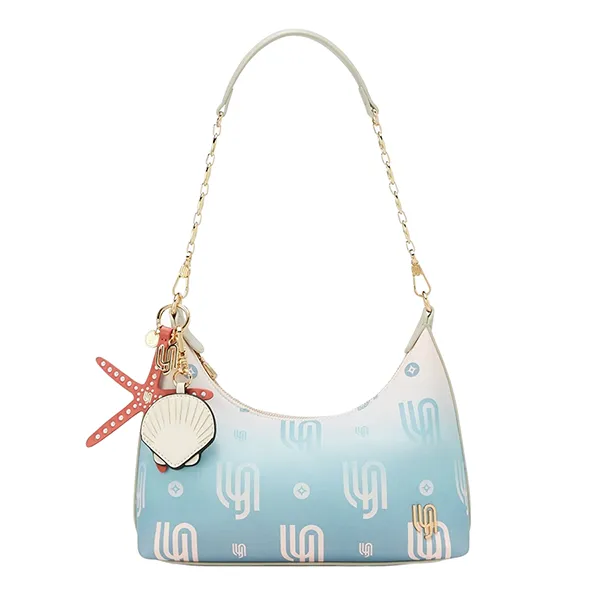 Túi Đeo Vai Nữ Lyn Coral Infinite Shoulder Bag Blue LL25CBM335 Màu Xanh Blue