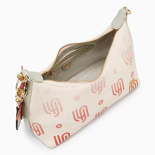 Túi Đeo Vai Nữ Lyn Coral Infinite Shoulder Bag Pink LL25CBM335 Màu Trắng - Hồng