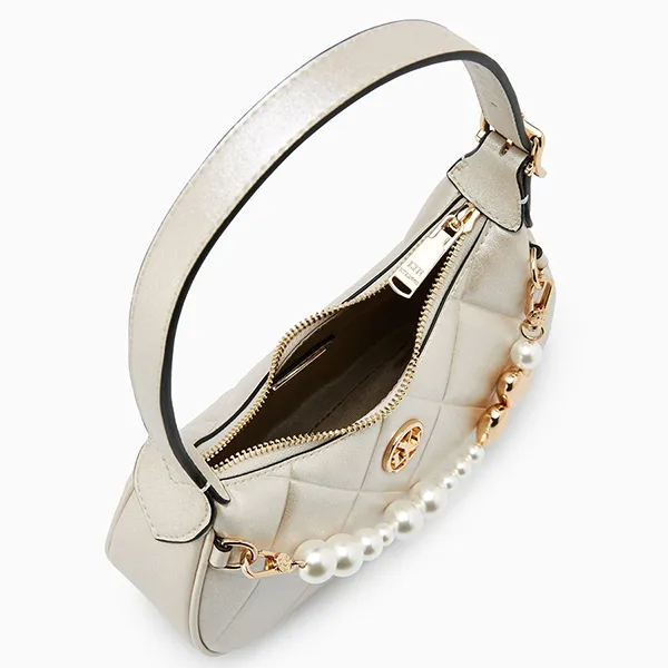 Túi Đeo Vai Nữ Lyn Dahlia S Shoulder Bag Light Glitter Beige LL25CBF097 Màu Be