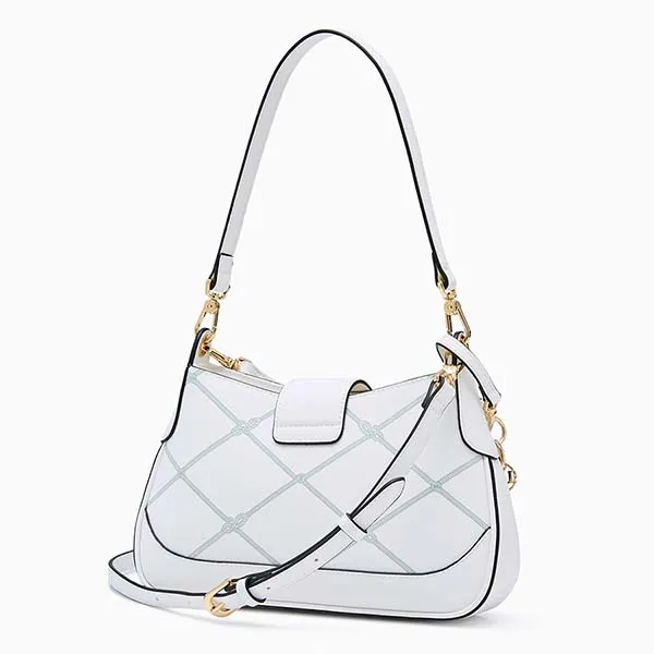 Túi Đeo Vai Nữ Lyn Dasha Shoulder Bag - Ivory LL25CBF295 Màu Trắng Kem - Túi xách - Vua Hàng Hiệu