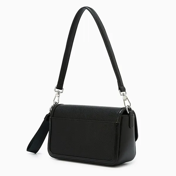 Túi Đeo Vai Nữ Lyn Davin Infinite Flap Shoulder Bag Black LL25SBM978 Màu Đen - Túi xách - Vua Hàng Hiệu