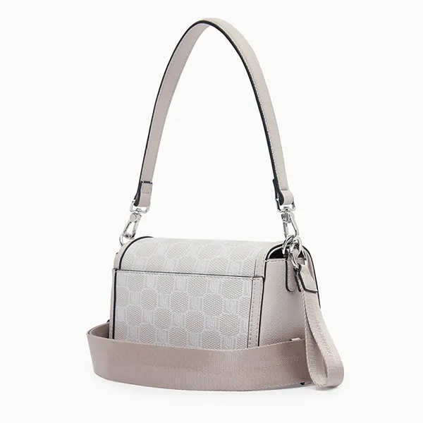 Túi Đeo Vai Nữ Lyn Davin Infinite Flap Shoulder Bag Off White LL25SBM978 Màu Trắng - Túi xách - Vua Hàng Hiệu