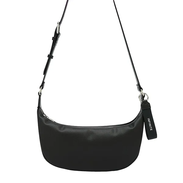 Túi Đeo Vai Nữ Lyn Davin Infinite Hobo Shoulder Bag Black LL25SBM982 Màu Đen - Túi xách - Vua Hàng Hiệu