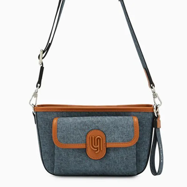 Túi Đeo Vai Nữ Lyn Davin Infinite S Crossbody Bag Blue Variation 2 LL25SBM976 Màu Xanh Deim - Túi xách - Vua Hàng Hiệu
