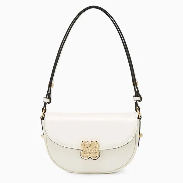 Túi Đeo Vai Nữ Lyn Flora Shoulder Bag - Ivory LL25CBF133 Màu Trắng Kem - Túi xách - Vua Hàng Hiệu