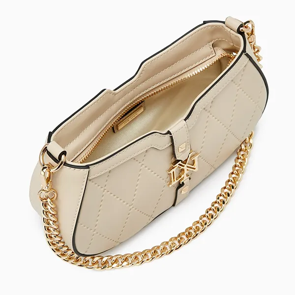Túi Đeo Vai Nữ Lyn Galas Quilt S Shoulder Bag Light Beige LL25SBS320 Màu Be - Túi xách - Vua Hàng Hiệu