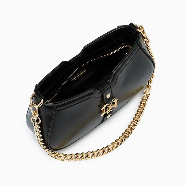 Túi Đeo Vai Nữ Lyn Galas S Shoulder Bag Black LL25SBS319 Màu Đen