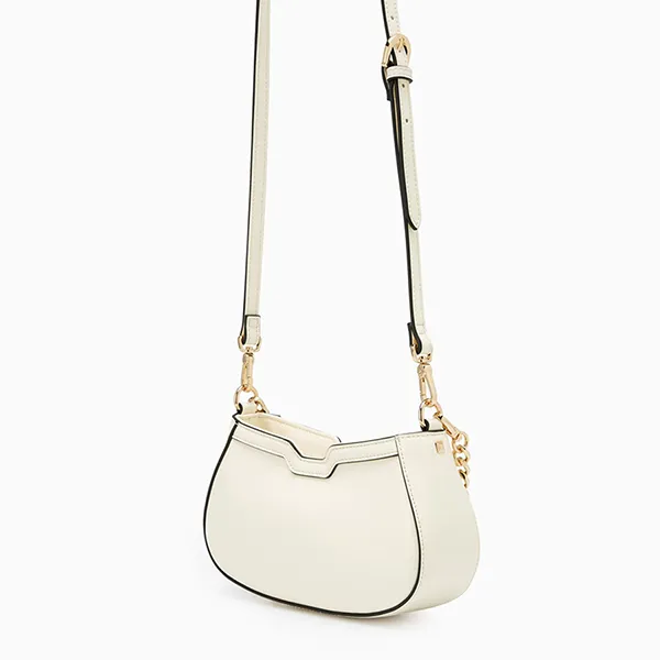 Túi Đeo Vai Nữ Lyn Galas S Shoulder Bag Ivory LL25SBS319 Màu Trắng