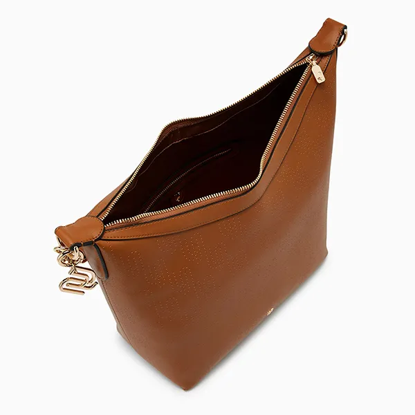 Túi Đeo Vai Nữ Lyn Genevieve Infinite Hobo Shoulder Bag Brown LL25FBM022 Màu Nâu