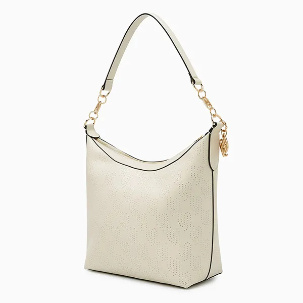 Túi Đeo Vai Nữ Lyn Genevieve Infinite Hobo Shoulder Bag Off White LL25FBM022 Màu Trắng
