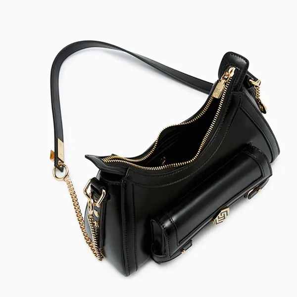 Túi Đeo Vai Nữ Lyn Giselle Shoulder Bag Black LL25FBM634 Màu Đen - Túi xách - Vua Hàng Hiệu