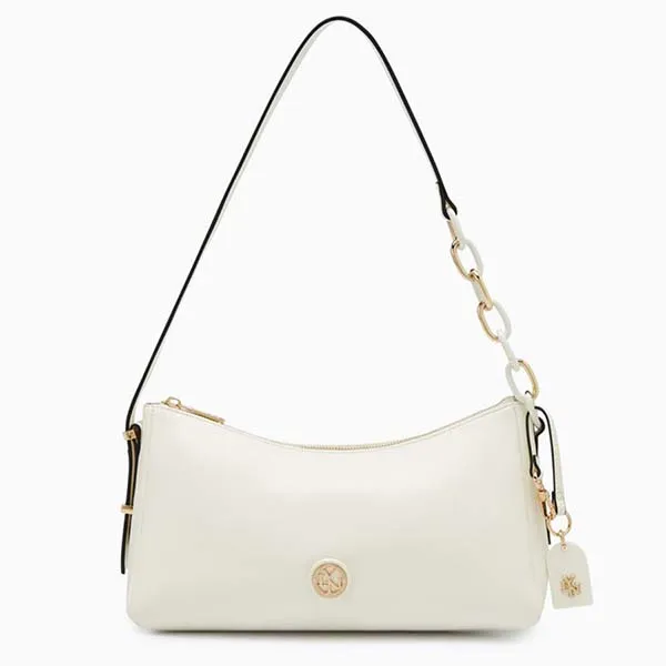 Túi Đeo Vai Nữ Lyn IIvar M Shoulder Bag - Off-White LL25FBF033 Màu Trắng - Túi xách - Vua Hàng Hiệu