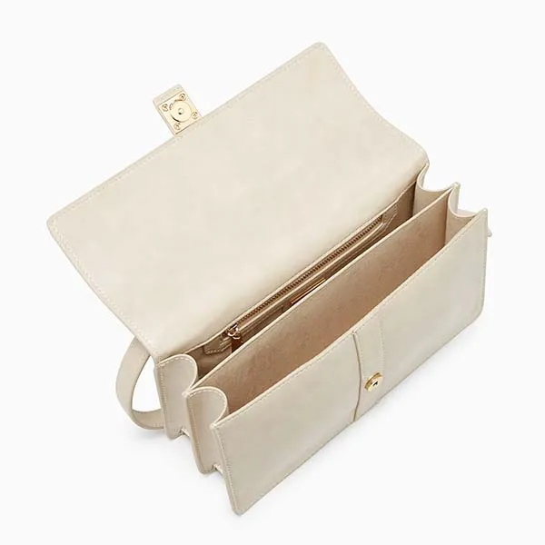 Túi Đeo Vai Nữ Lyn Imiko L Shoulder Bag - Light Beige LL25FBT645 Màu Be Nhạt - Túi xách - Vua Hàng Hiệu