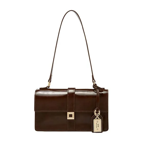 Túi Đeo Vai Nữ Lyn Imiko L Shoulder Bag - Tortoise LL25FBT645 Màu Nâu - Túi xách - Vua Hàng Hiệu