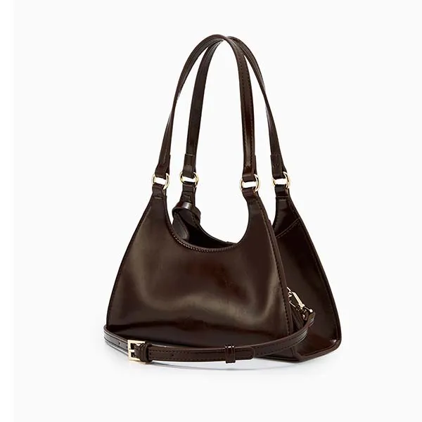 Túi Đeo Vai Nữ Lyn Imiko M Shoulder Bag - Dark Brown LL25FBT644 Màu Nâu - Túi xách - Vua Hàng Hiệu