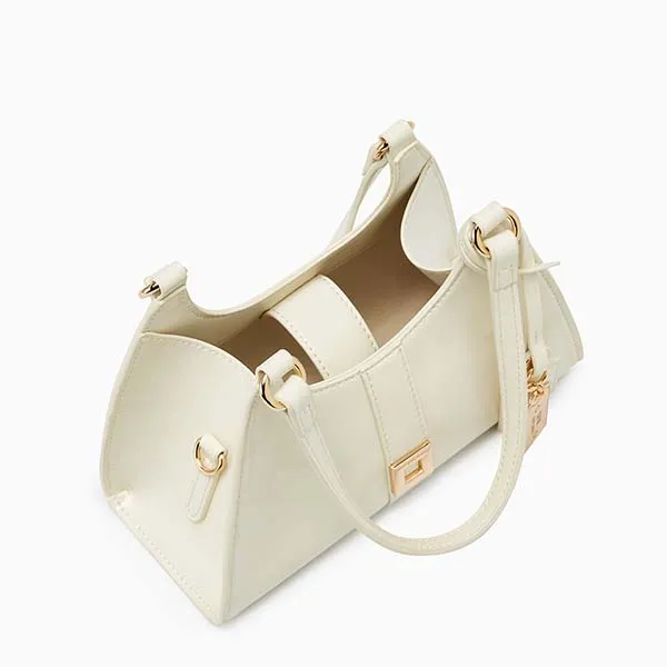 Túi Đeo Vai Nữ Lyn Imiko M Shoulder Bag - Ivory LL25FBT644 Màu Trắng Kem - Túi xách - Vua Hàng Hiệu