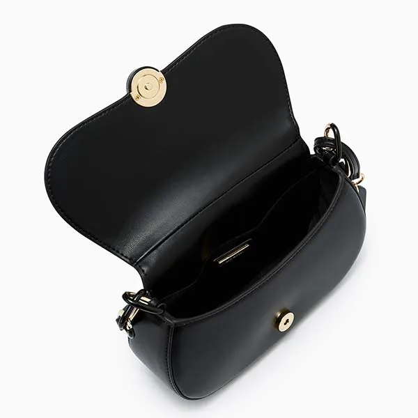Túi Đeo Vai Nữ Lyn Ivar Shoulder Bag - Black LL25FBF034 Màu Đen - Túi xách - Vua Hàng Hiệu