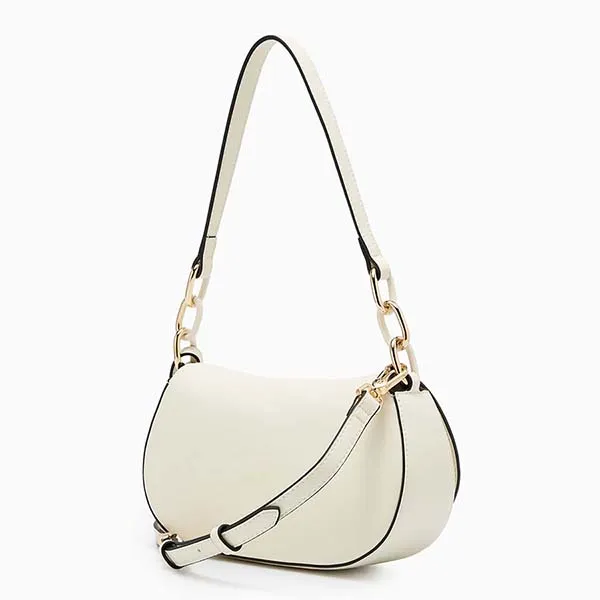 Túi Đeo Vai Nữ Lyn Ivar Shoulder Bag - Ivory LL25FBF034 Màu Kem - Túi xách - Vua Hàng Hiệu