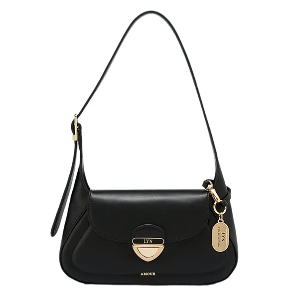 Túi Đeo Vai Nữ Lyn Lena M Shoulder Bag Black LL25CBF102 Màu Đen - Túi xách - Vua Hàng Hiệu