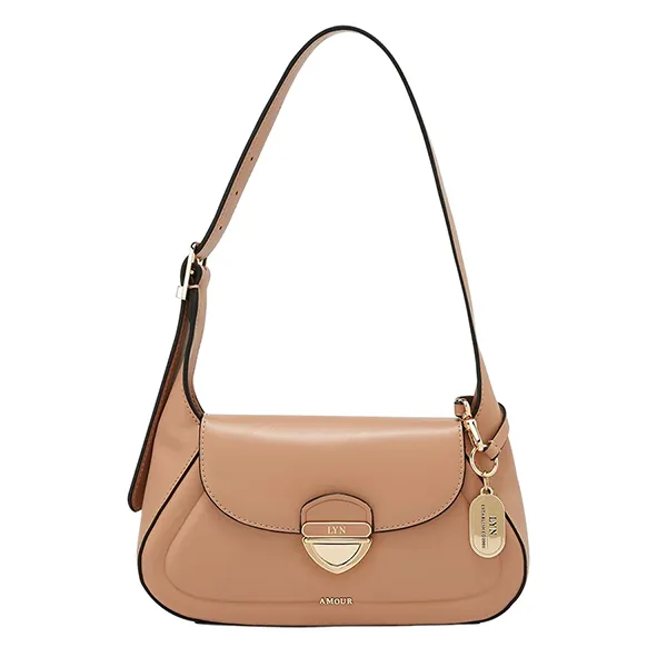 Túi Đeo Vai Nữ Lyn Lena M Shoulder Bag Nude LL25CBF102 Màu Be - Túi xách - Vua Hàng Hiệu