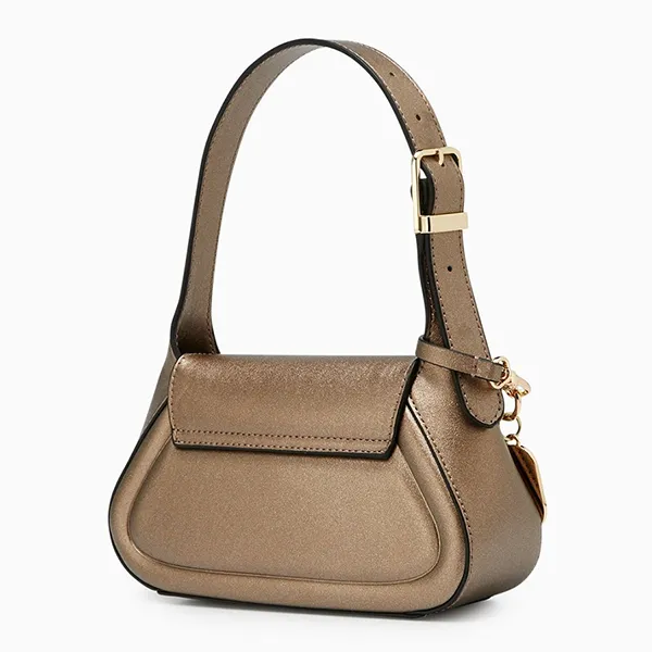 Túi Đeo Vai Nữ Lyn Lena Mini Shoulder Bag Gold Variation 2 LL25CBF103 Màu Nâu - Túi xách - Vua Hàng Hiệu
