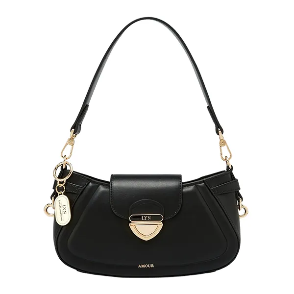 Túi Đeo Vai Nữ Lyn Lena S Shoulder Bag Black LL25CBF104 Màu Đen - Túi xách - Vua Hàng Hiệu
