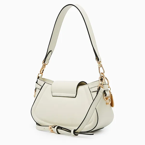 Túi Đeo Vai Nữ Lyn Lena S Shoulder Bag Ivory LL25CBF104 Màu Trắng - Túi xách - Vua Hàng Hiệu