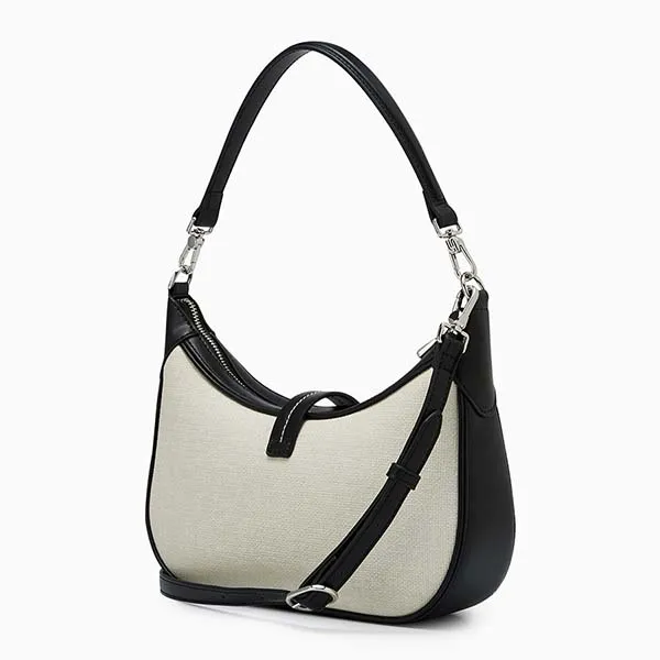 Túi Đeo Vai Nữ Lyn Narla Infinite Shoulder Bag - Black LL25CBM186 Màu Đen Xám - Túi xách - Vua Hàng Hiệu