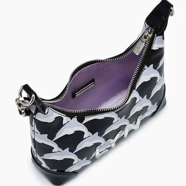Túi Đeo Vai Nữ Lyn Nikko S Shoulder Bag - Black LL25CBF968 Màu Đen - Túi xách - Vua Hàng Hiệu