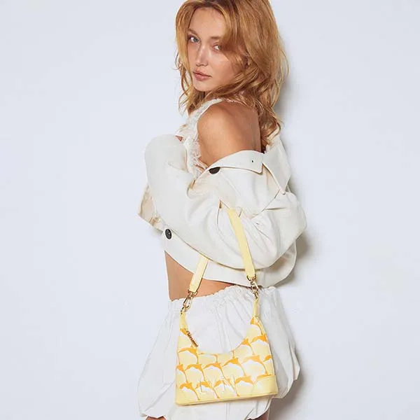 Túi Đeo Vai Nữ Lyn Nikko S Shoulder Bag - Yellow LL25CBF968 Màu Vàng