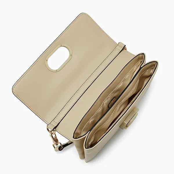 Túi Đeo Vai Nữ Lyn Nyxia Infinite Puff Shoulder Bag Beige LL25CBM260 Màu Be - Túi xách - Vua Hàng Hiệu