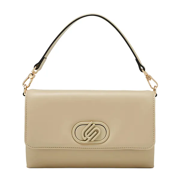 Túi Đeo Vai Nữ Lyn Nyxia Infinite Puff Shoulder Bag Beige LL25CBM260 Màu Be - Túi xách - Vua Hàng Hiệu