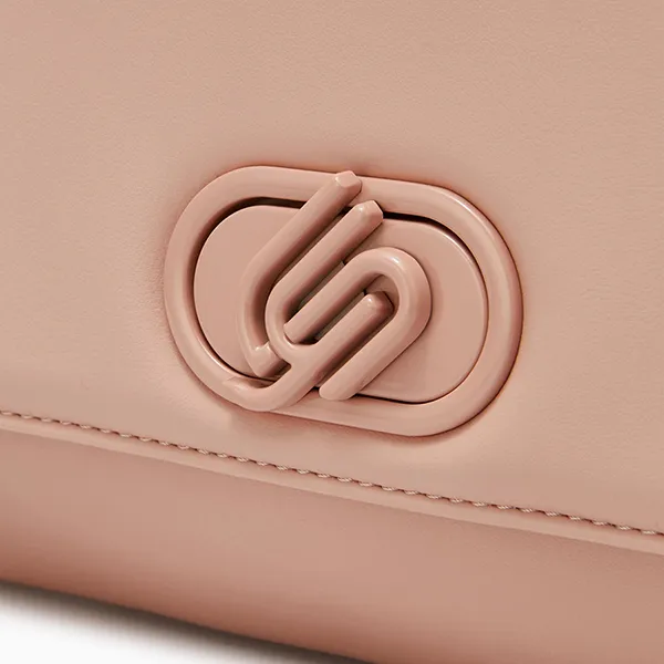 Túi Đeo Vai Nữ Lyn Nyxia Infinite Puff Shoulder Bag Light Pink LL25CBM260 Màu Hồng
