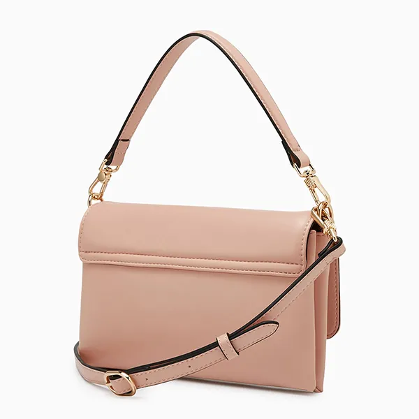 Túi Đeo Vai Nữ Lyn Nyxia Infinite Puff Shoulder Bag Light Pink LL25CBM260 Màu Hồng