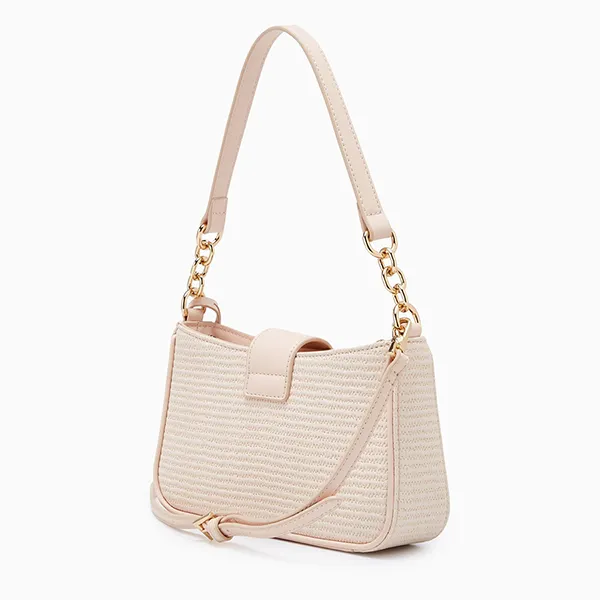 Túi Đeo Vai Nữ Lyn Ray Raw S Shoulder Bag Light Pink LL25SBS330 Màu Hồng Nhạt