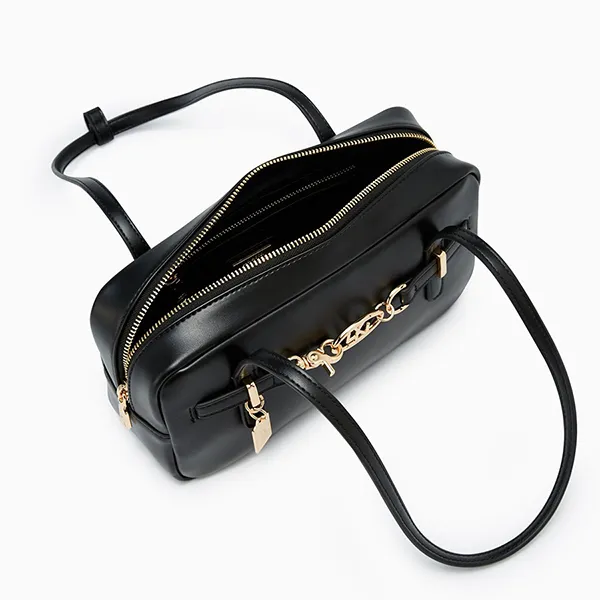 Túi Đeo Vai Nữ Lyn Tippy Shoulder Bag Black LL25CBF802 Màu Đen - Túi xách - Vua Hàng Hiệu
