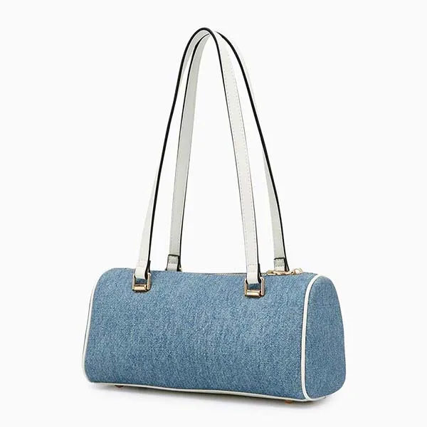Túi Đeo Vai Nữ Lyn Wander Infinite Duffle S Shoulder Bag - Blue Variation 2 LL25CBM195 Màu Xanh Blue - Túi xách - Vua Hàng Hiệu