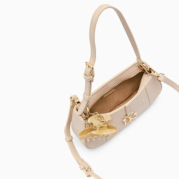 Túi Đeo Vai Nữ Lyn Wendy Brighton Shoulder Bag Light Beige L25FBWA013 Màu Be - Túi xách - Vua Hàng Hiệu
